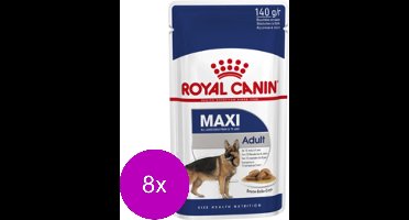 Royal Canin Maxi Adult Natvoer - Hondenvoer - 8 x 10x140 g
