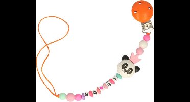 Speenkoord Opry panda oranje
