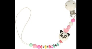 Speenkoord Opry panda wit