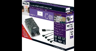 Marmitek Infrarood verlenger -  IR Control 8  België - 4 x LED emitter om 4 apparaten te bedienen - uitbreidbaar tot 8 emitters -  Extra kleine IR ontvanger