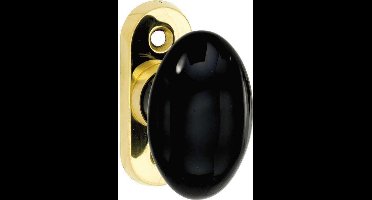 Artitec Wallebroek Draaikiep raamkruk Evelyne modern porselein messing ongelakt