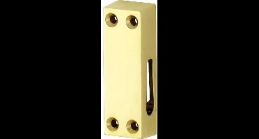 Artitec Wallebroek SKG Sluitkom tbv raamsluiting Rechts messing gelakt