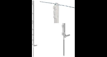 AKO PREMIUM kunststof paal WIT 107cm (5 stuks)