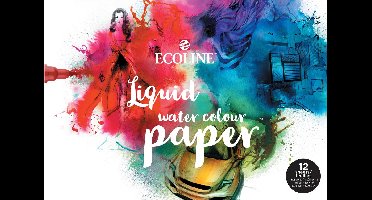 Ecoline Aquarelpapierblok | 29,7 x 42 cm (A3), 290 g/m², 12 vellen