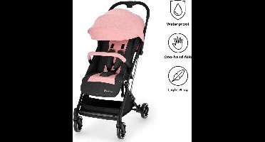 Kinderkraft INDY - Wandelwagen - Lichte 6.4 kg - snelle uitvouwsysteem - Roze