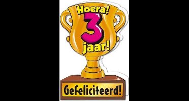 Trofee kaart - 3 jaar