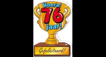 Wenskaart Trofee 76 jaar