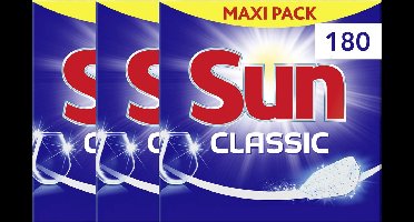 Sun Classic Vaatwastabletten - 3 x 60 (180) Stuks - Voordeelverpakking