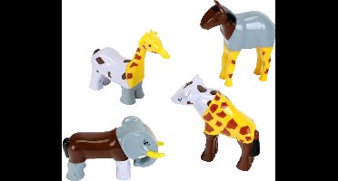 Klein Toys Early Steps magnetische dierenpuzzel - 4 dieren - 16-delig - polybag verpakking - multicolor