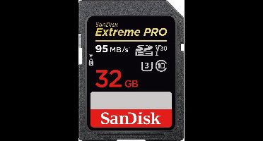 Sandisk SDHC geheugenkaart - 32GB - ExtremePro - U3