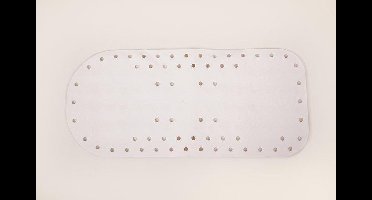 Anti-slip bad- en douchematten - badmat wit - Atlantis