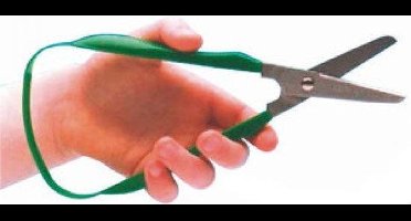 Lusschaar ronde uiteinden 45mm LINKS