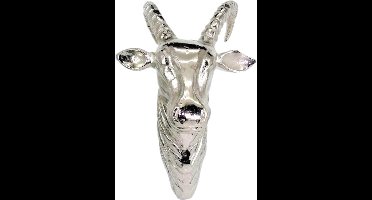 Outdoor Living - Muurdecoratie Steenbok alu 36x23cm