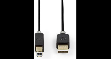 Nedis CCBP60100AT30 Kabel Usb 2.0 A Male - B Male 3,0 M Antraciet