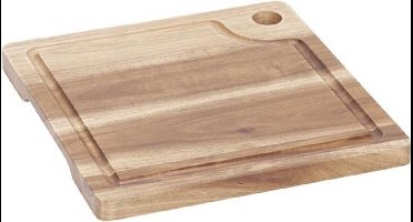 Snijplank 20x20xh1,5cm Acaciawith Groove