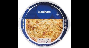 Ovenschaal Luminarc Smart Cuisine Cirkelvormig Wit Glas (28 cm)