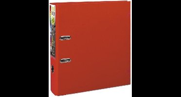 EXACOMPTA - Extra brede hendelvijl - Achterkant 80 mm -24,2 x 29,7 - Gevuld polypropyleen - Rood