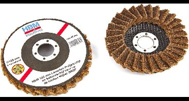 125 mm Lamellen Polijstschijf en Schuurschijf voor op de haakse slijper GROF - per stuk