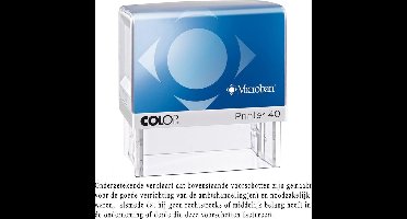 Colop Printer 40 Deurwaarder Blauw - Stempels - Stempels volwassenen - Snelle Levering