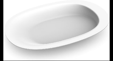 Ovalen bord met asymmetrische zijden