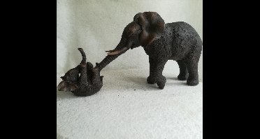 MadDeco - Beeldje - olifant - met - jong