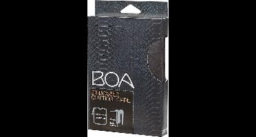 Sinelco Boa Kaplaken M/Relief Zwart M/Haaksluiting Sibel