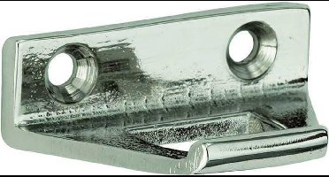 Artitec Wallebroek Sluitplaat tbv raamknip glans nikkel