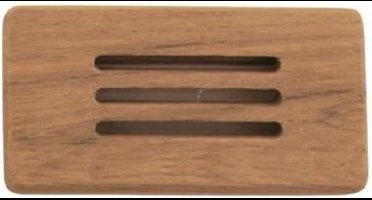 ARC Marine teakhouten Ventilatierooster 12,5 x 6,5 cm inbouwmontage