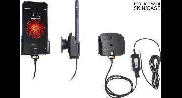 Brodit houder geschikt voor Apple iPhone 6Plus/ 6SPlus/7Plus/8Plus/X/Xs/Xs Max/XR Actieve verstelbare houder met vaste voeding