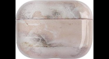 KELERINO. Marmer Case Cover geschikt voor Airpods Pro - Beschermhoes - Bruin