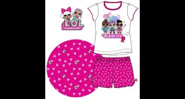 LOL Surprise pyjama - wit - fushia - maat 110 / 5 jaar