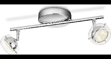 Philips Myliving Cypress - Plafondlamp - 2 Spots - Grijs