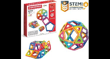 Magformers Basic Set- bouwset 62 stuks- magnetisch speelgoed- speelgoed 3,4,5,6,7 jaar jongens en meisjes– Montessori speelgoed- educatief speelgoed- constructie speelgoed