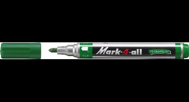 Stabilo Mark-4-All 651 marker, ronde punt groen
