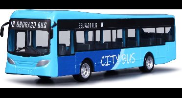Bburago CITY BUS blauw schaalmodel 19 CM