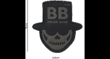 101 Inc Embleem 3D Pvc Bb Undertaker Zwart  10104