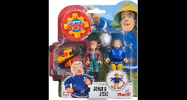 Brandweerman Sam Speelfiguren - Derek & Steele