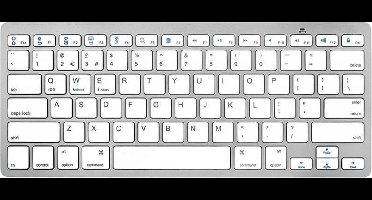 Bluetooth 3.0 Keyboard-Toetsenbord voor Smart TV / PC / PS4 / iPad / Tablet / Smartphone Wit