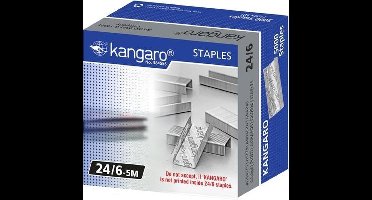 Kangaro nietjes 24/6 - 6mm - 25 vel - 5000 stuks - K-7500043