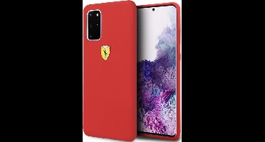 Ferrari SF Silicone Case voor Samsung Galaxy S20 Plus - Rood