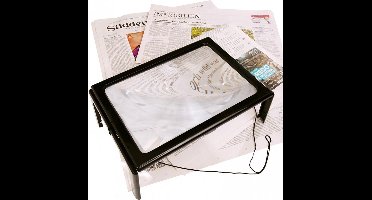 Adhome Vergrootglas Op 4 Voetjes - met lampje