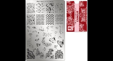 Moyra Stamping Plate 61 L'Amour