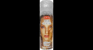 Glitter Haar Spray 125 ML - Zilver