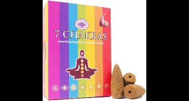 Kegelwierook 7 Chakra - 10St