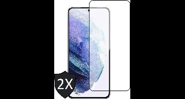 Screenprotector geschikt voor Samsung S21 Plus - 2x Glas Full Screen Protector