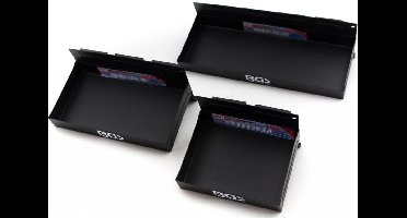 BGS magnetische opbergbakken 3-delig