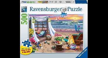 Ravensburger puzzel Strandavond - Legpuzzel - 500 stukjes