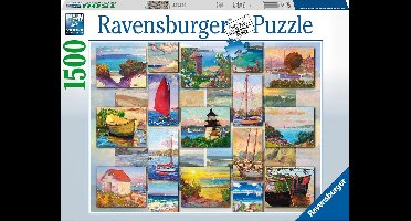Ravensburger puzzel Coastal Collage - Legpuzzel - 1500 stukjes