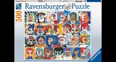 Ravensburger puzzel Lettertypes - Legpuzzel - 500 stukjes