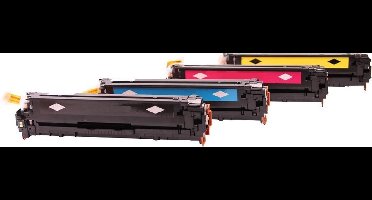Set 4x ABC huismerk toner geschikt voor HP Laserjet Pro M254 M254dw M254nw Laserjet Pro MFP M280 M280nw M281 M281fdn M281fdw 203X CF540X CF541X CF542X CF543X 203A CF540A CF541A CF542A CF543A